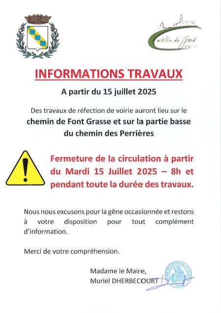 info travaux