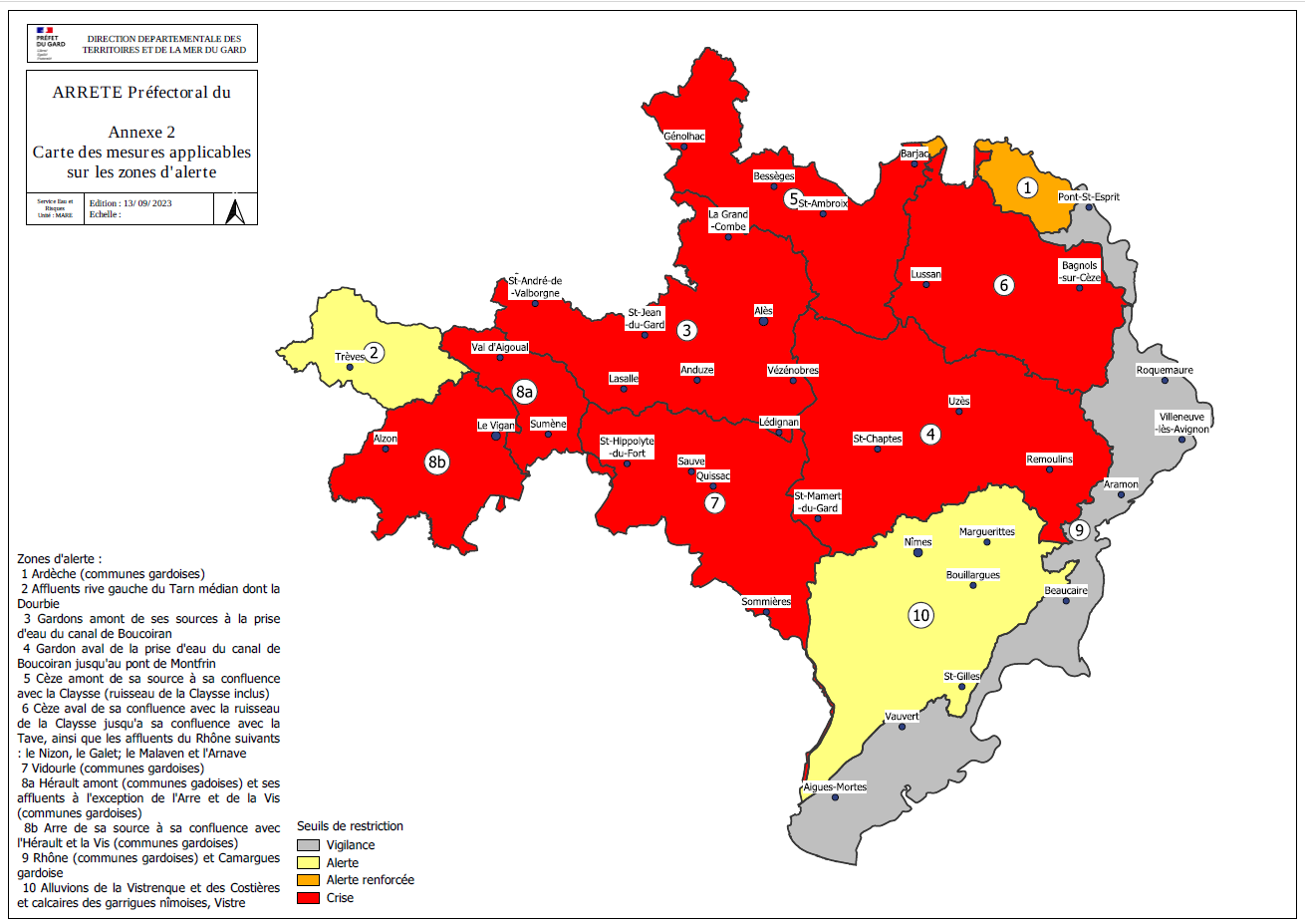 Arrt secheresse 14092023 p3 carte