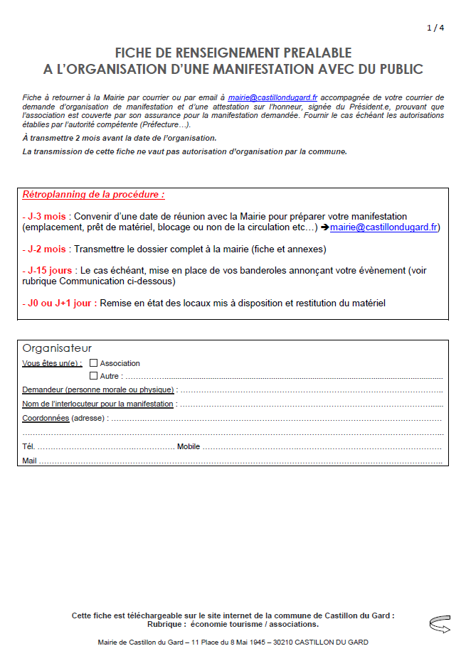 Fiche de Renseignement manifestation avec du public p1 Copie