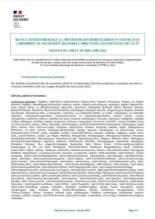 Notice departementale grle 2023 pertes de rcoltes dabricots pches et nectarines p1