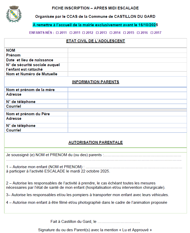CCAS ESCALADE 22102025P1