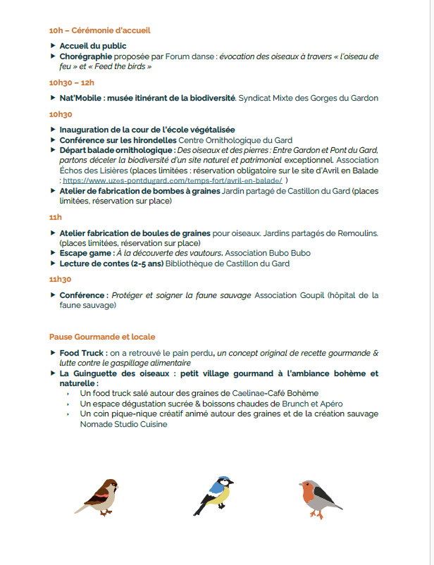 JOURNEE DES OISEAUX P1