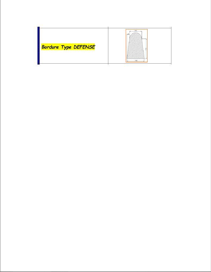 Capture bordure type defense