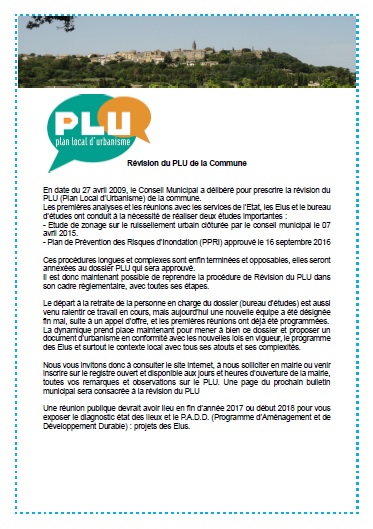 image revision PLU