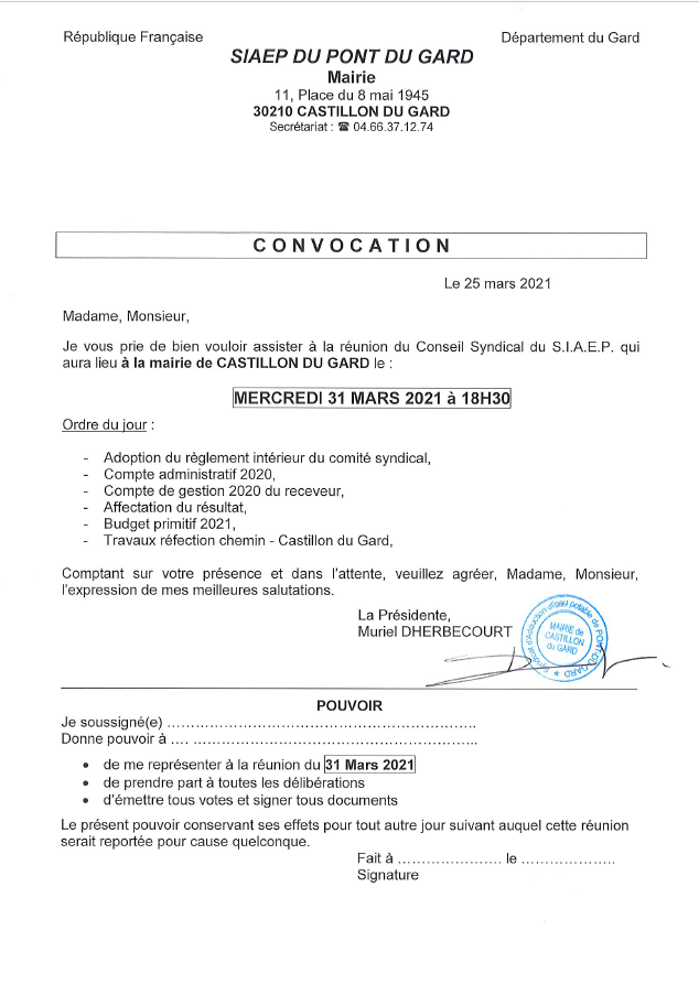 conseil SIAEP 31 03 21