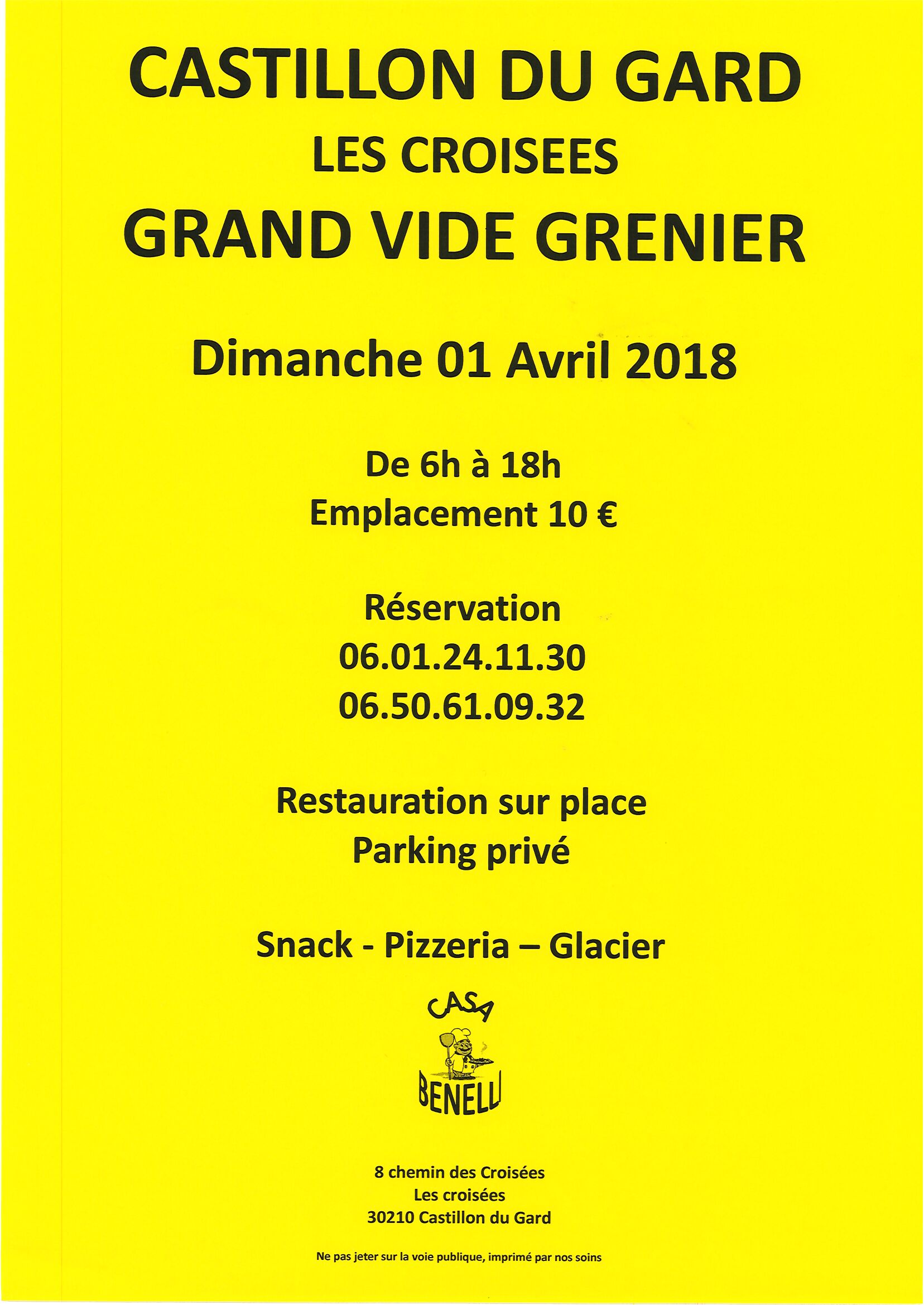 vide grenier casa benelli