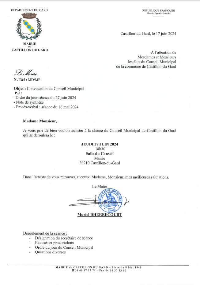 Convocation CM 27062024