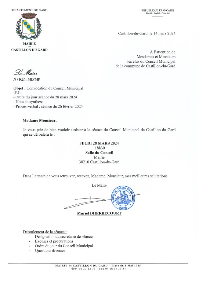 Convocation CM 28032024