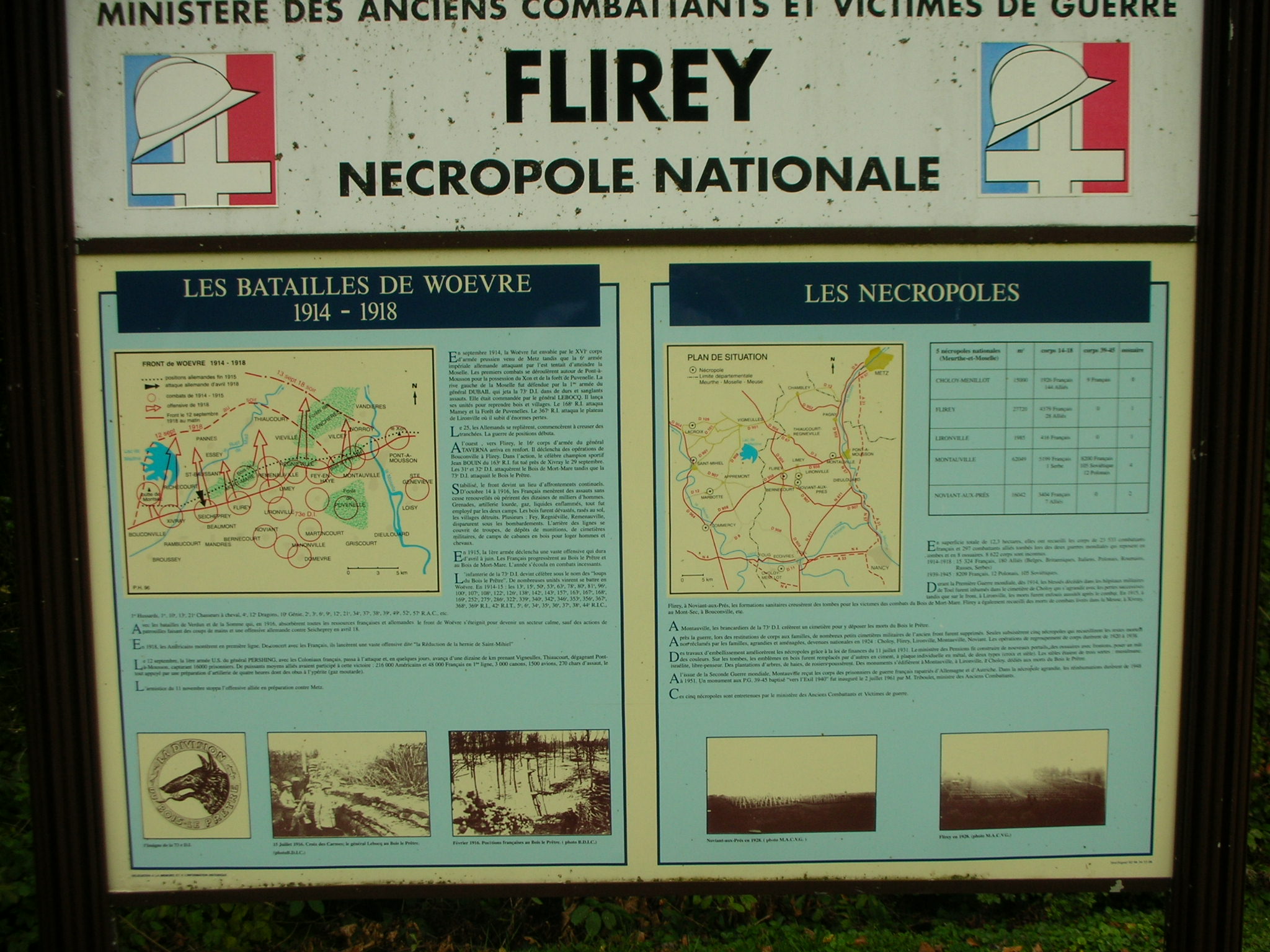 cimetiere FLIREY panneau